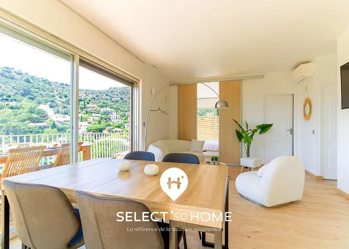 Select'sohome - Splendide Mazet Avec Vue à La Fossette - Sole&mare Appartamento Le Lavandou